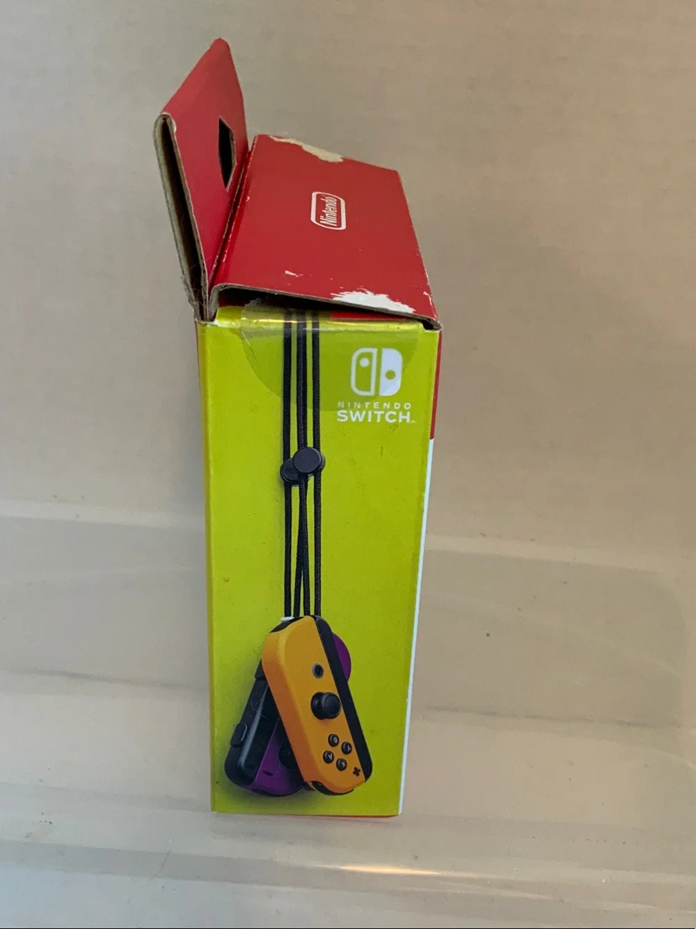 Nintendo Joy-Con Controllers - Neon Purple Left & Neon Orange Right